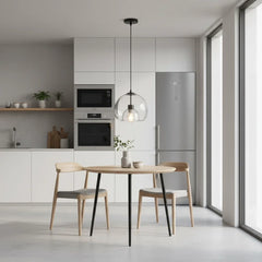 Hand-Blown Glass Pendant Light – Modern Art Deco Style