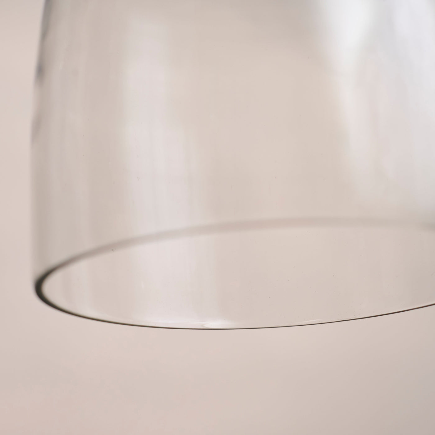 Aldsworth 37cm Glass Pendant Light - Gold with Clear Glass