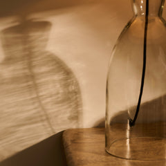 Aldsworth 35cm Table Lamp & Coningsby Snow White Cotton Lampshade - 40cm