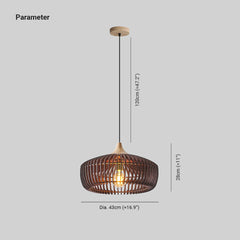 Muto Nordic Japanese Pendant Light Wood Bedroom/Living Room - Neutralighting