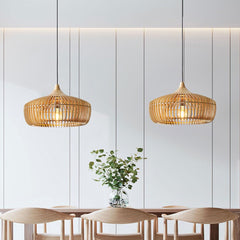 Muto Nordic Japanese Pendant Light Wood Bedroom/Living Room - Neutralighting