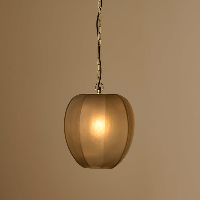 Bray 35cm Glass Pendant Light - Driftwood