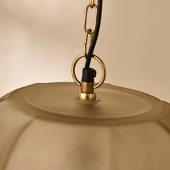 Bray 35cm Glass Pendant Light - Driftwood