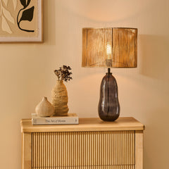 Breamore Wide Table Lamp Base - Dark Grey