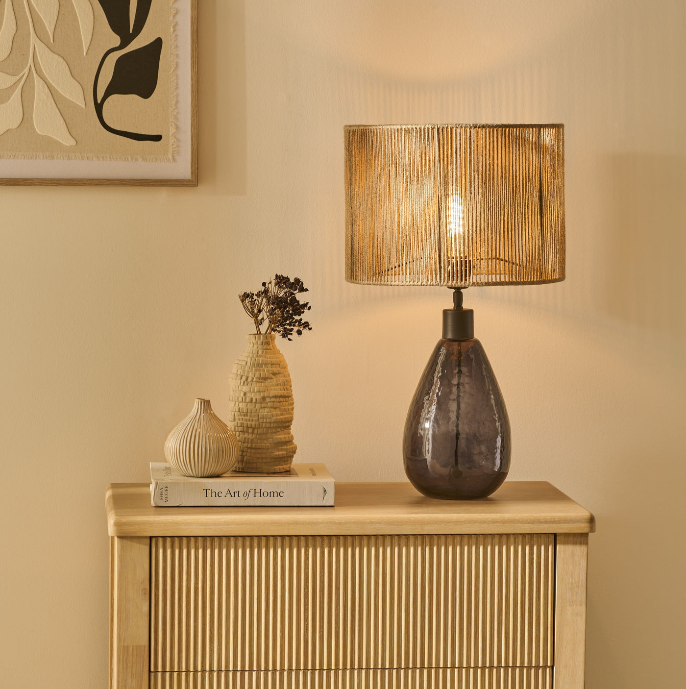 Breamore 30cm Lamp Base - Dark Grey