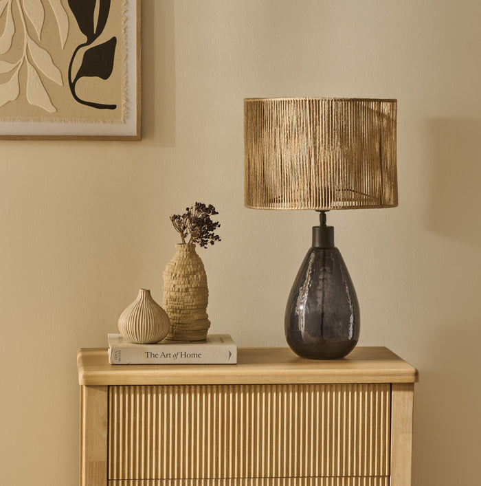 Breamore 30cm Lamp Base - Dark Grey