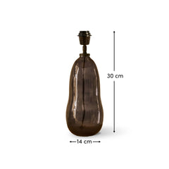 Breamore Wide Table Lamp Base - Dark Grey