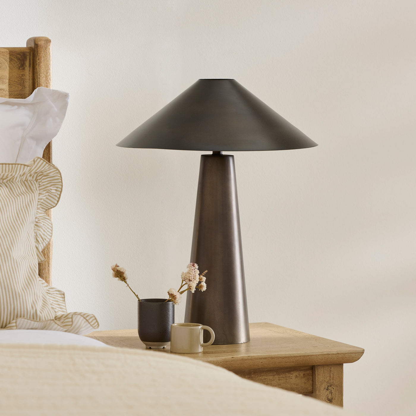 Brockhill 51cm Metal Table Lamp - Bronze