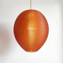 Burnt Amber Hive Pendant Light