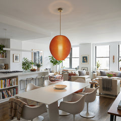 Burnt Amber Hive Pendant Light