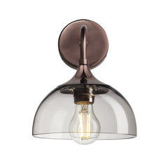 Chelsea Glass Dome Wall Light - 8 Inch