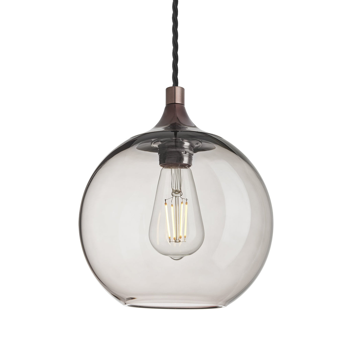 Chelsea Glass Globe Pendant - 7 Inch