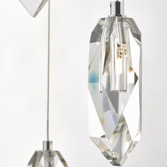 Crystal 12-Light Stairwell Pendant in Polished Chrome 2M Drop
