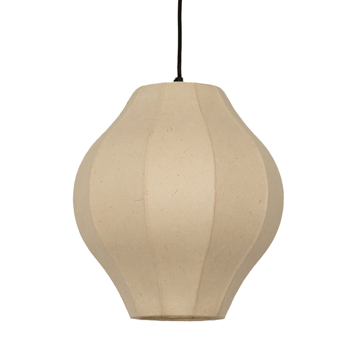 Chepstow Lantern Paper Pendant Light - Ivory