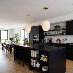 White Cellular Pendant Light