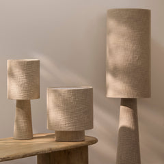 Chattendon 50cm Table Lamp - Driftwood Slub Linen