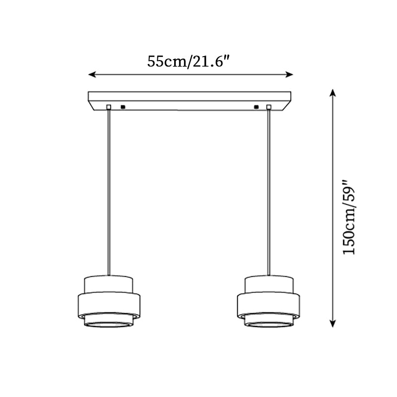 Perra Pendant Light Travertine - Neutralighting