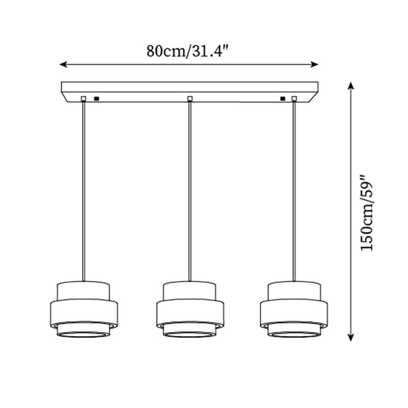 Perra Pendant Light Travertine - Neutralighting