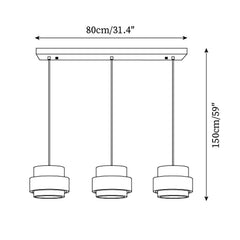 Perra Pendant Light Travertine - Neutralighting