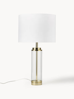 Large Glam Table Lamp Gabor with Glass Base