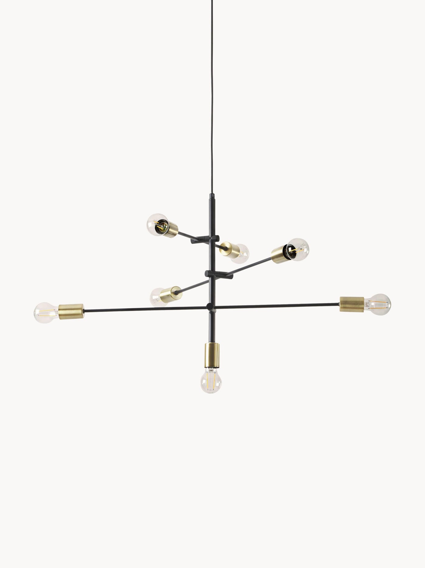 Large Pendant Light Venja - Matt Black