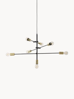 Large Pendant Light Venja - Matt Black