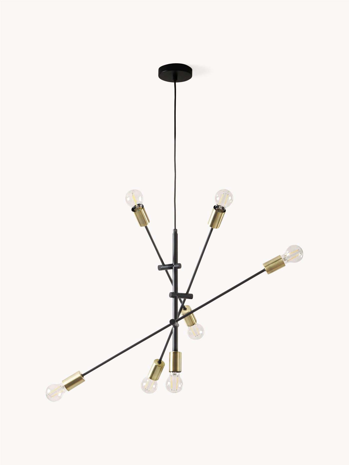 Large Pendant Light Venja - Matt Black
