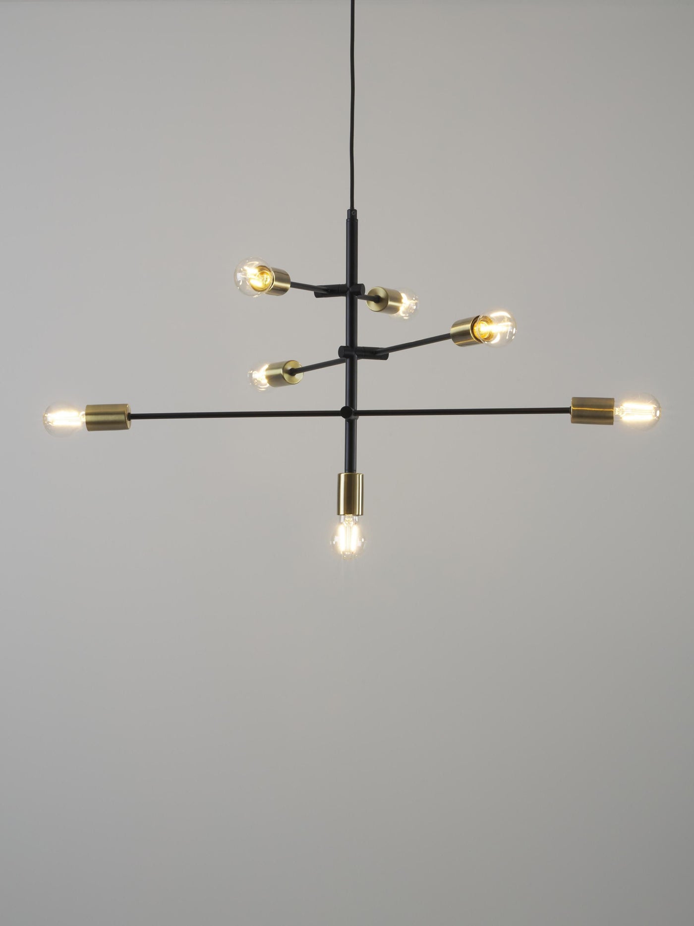 Large Pendant Light Venja - Matt Black
