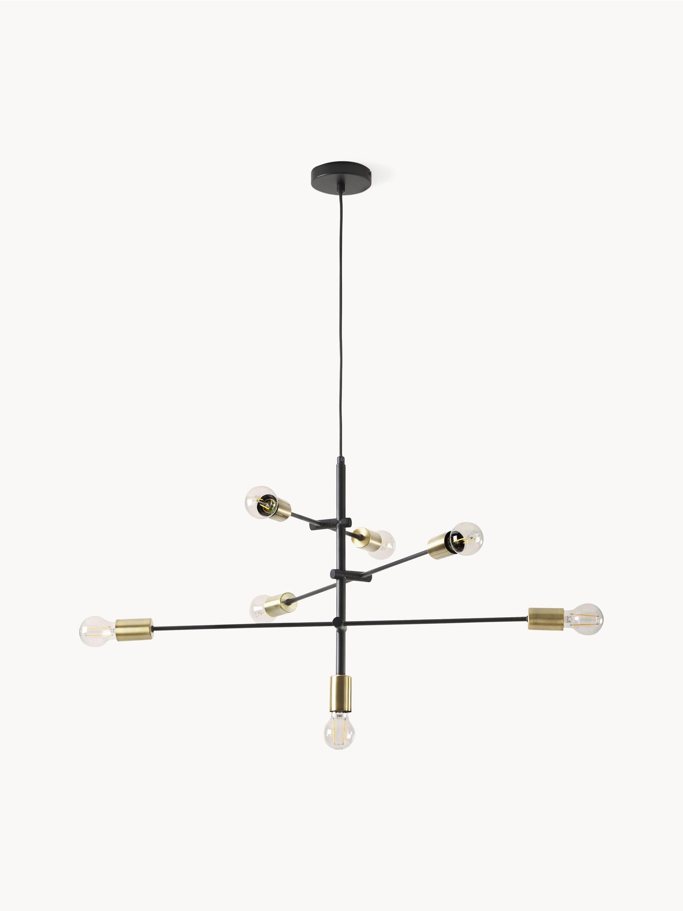 Large Pendant Light Venja - Matt Black