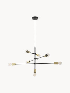 Large Pendant Light Venja - Matt Black