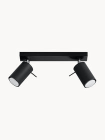 Ceiling Spotlight Etna - Black, W 30 cm