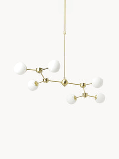 Large Opal Glass Pendant Light Aurelia