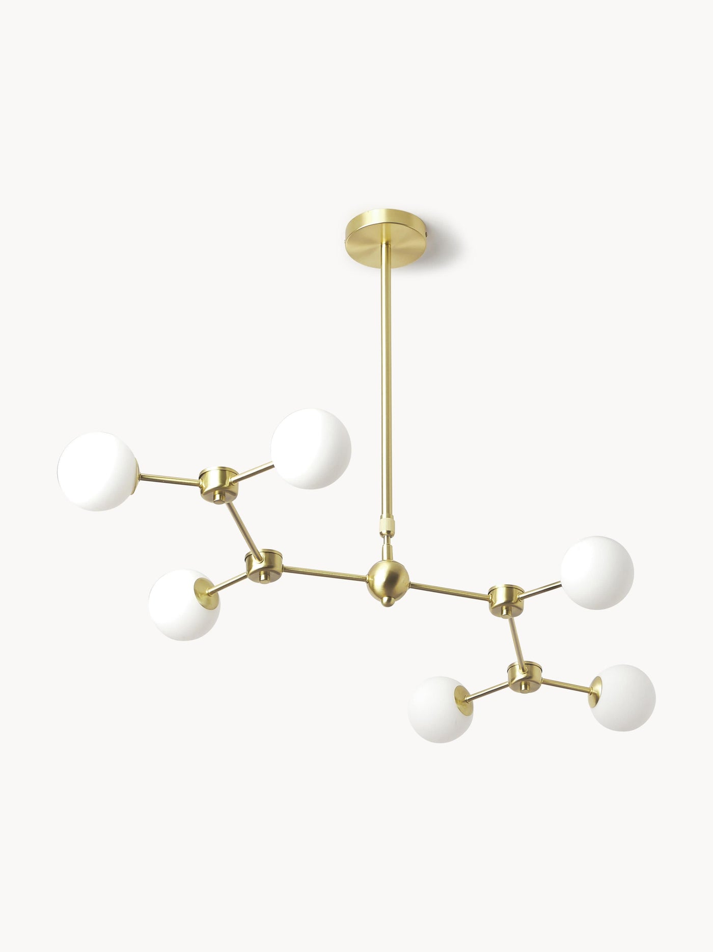 Large Opal Glass Pendant Light Aurelia