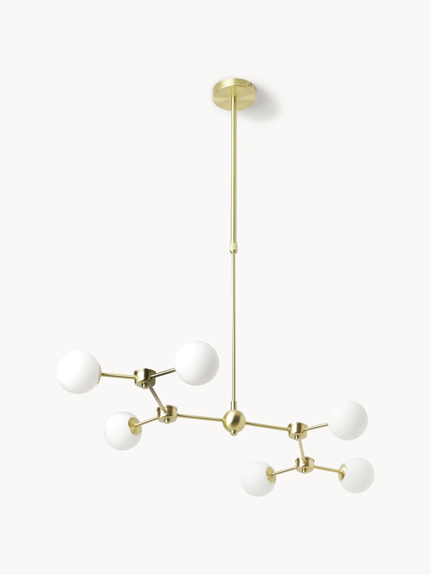 Large Opal Glass Pendant Light Aurelia