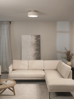 Metal Ceiling Lamp Ole - Matt White
