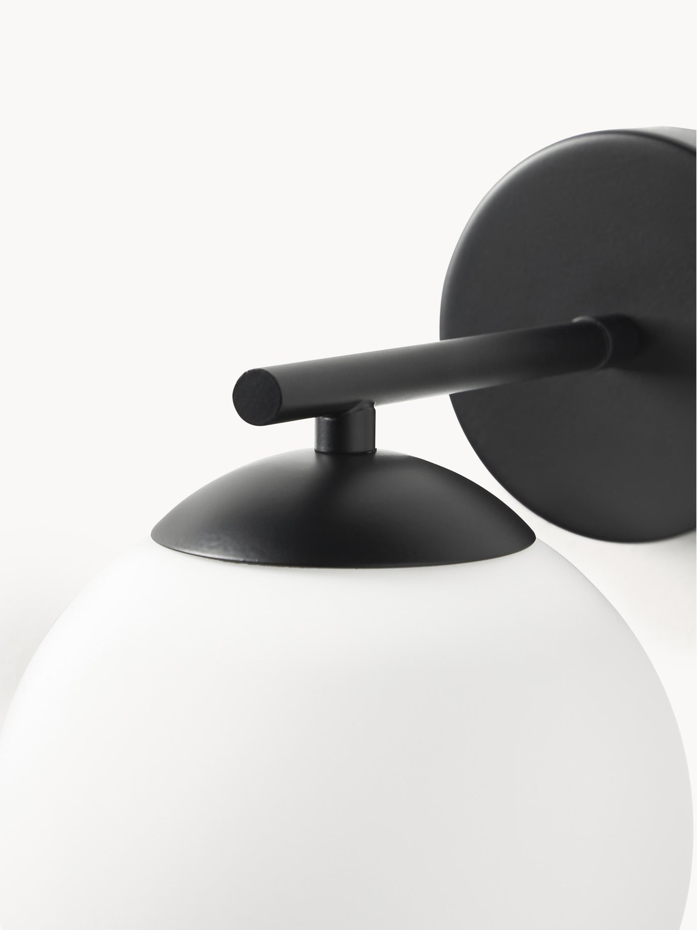 Opal Glass Wall Lamp Atlanta - White