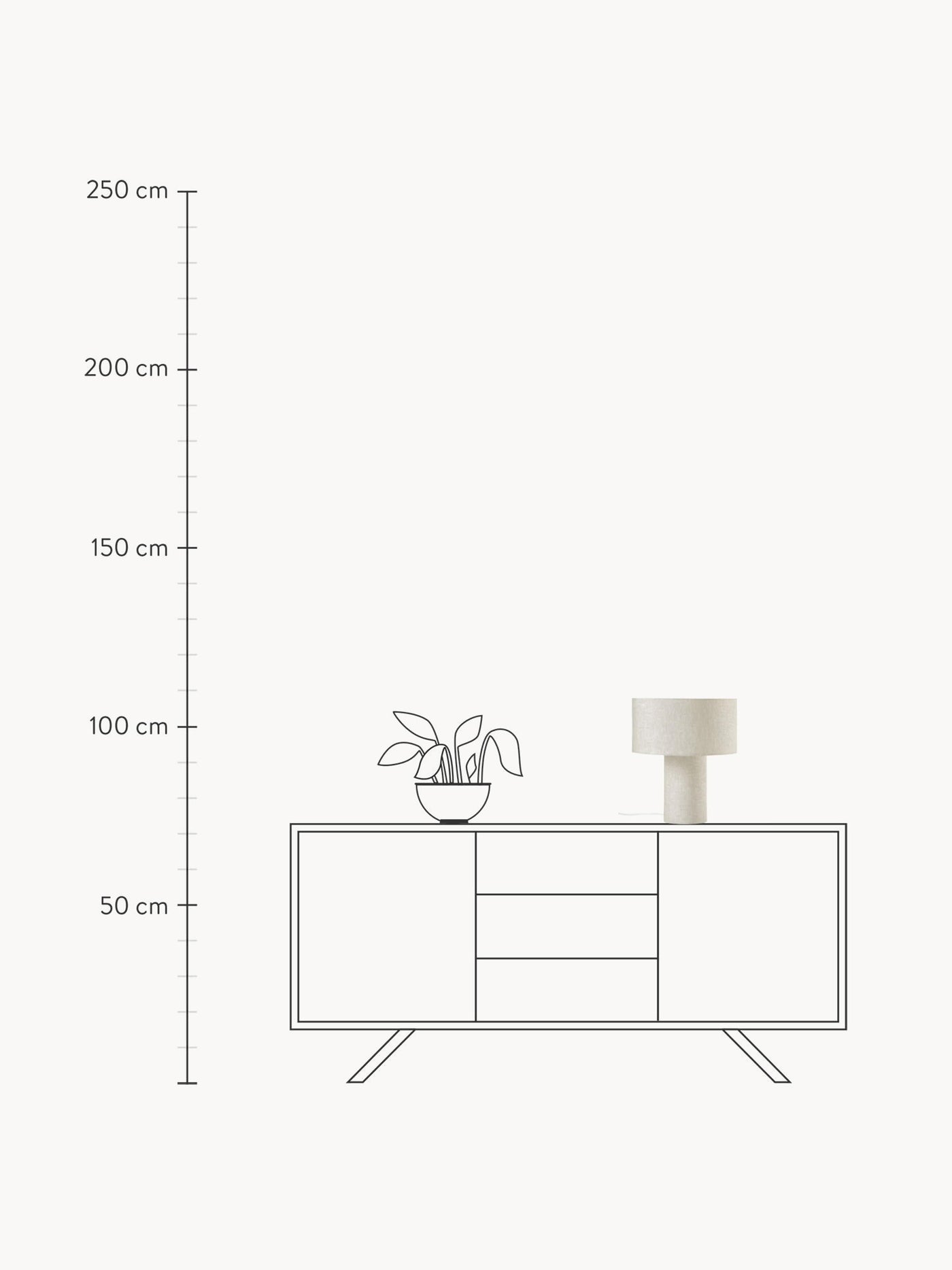Linen Table Lamp Ron