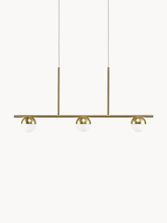 Large Opal Glass Pendant Light Contina