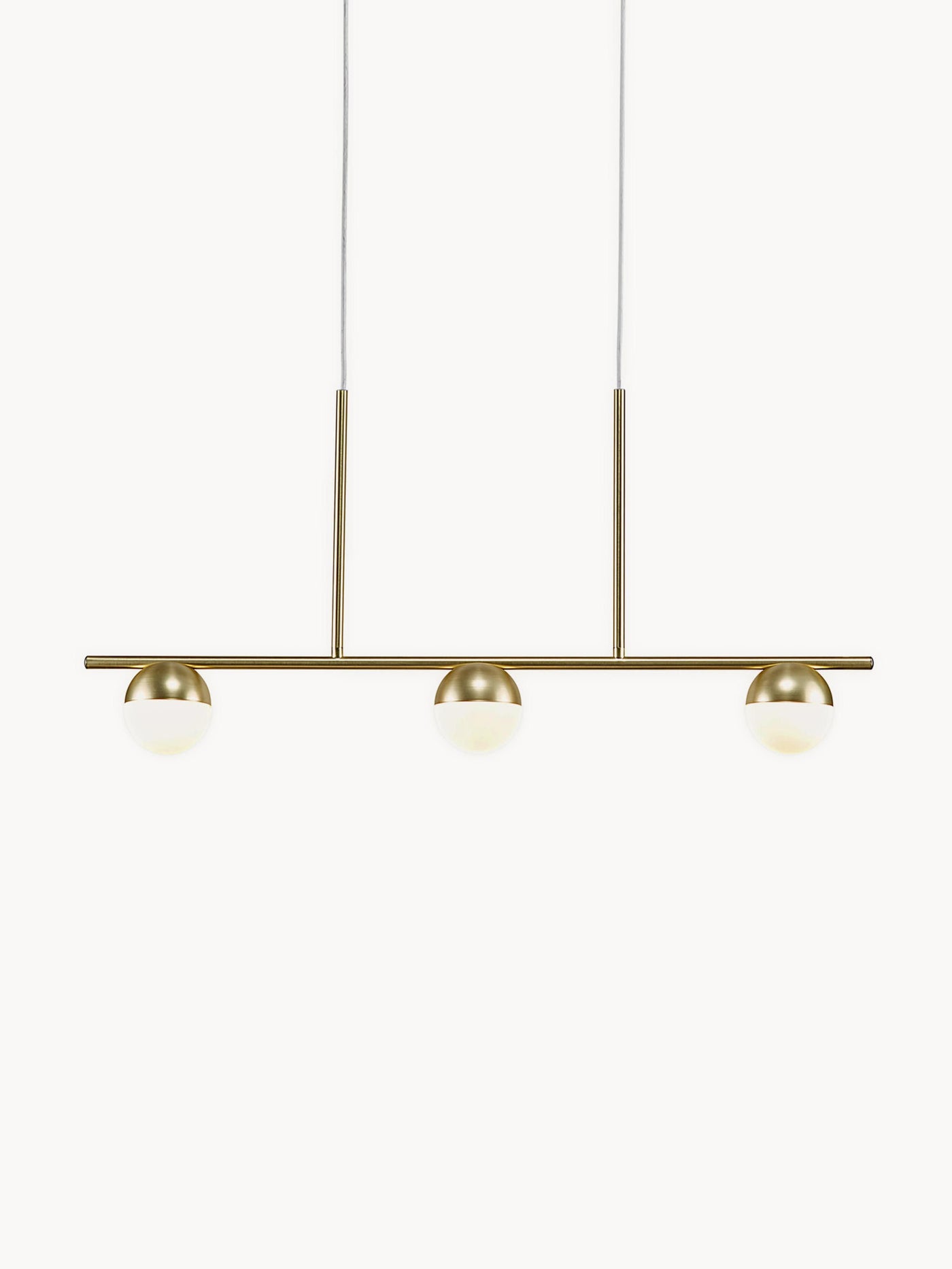 Large Opal Glass Pendant Light Contina