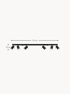 Large Ceiling Spotlight Etna - Black