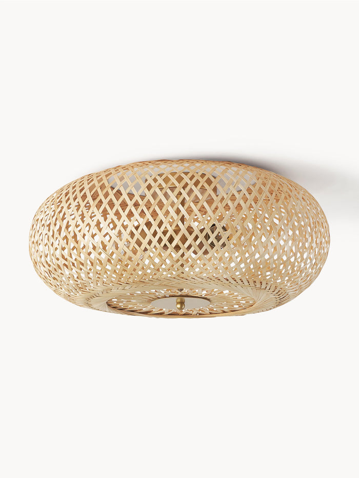 Bamboo Design Ceiling Lamp Evelyn, Untreated