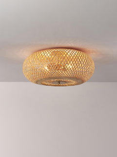 Bamboo Design Ceiling Lamp Evelyn, Untreated