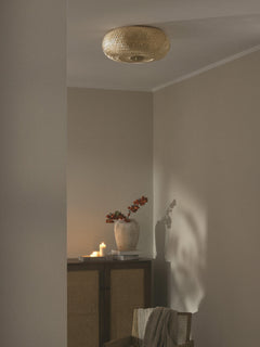 Bamboo Design Ceiling Lamp Evelyn, Untreated