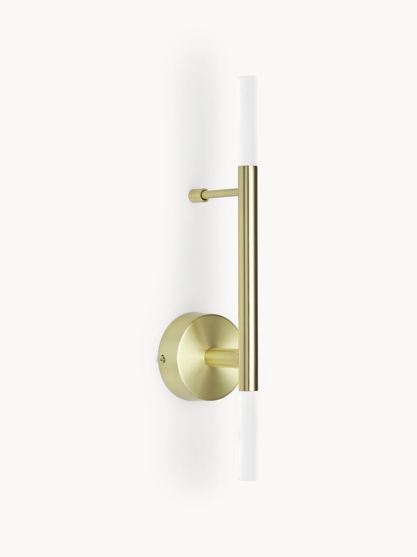 Large LED Wall Lamp Gratia - Matt Gold Coloured