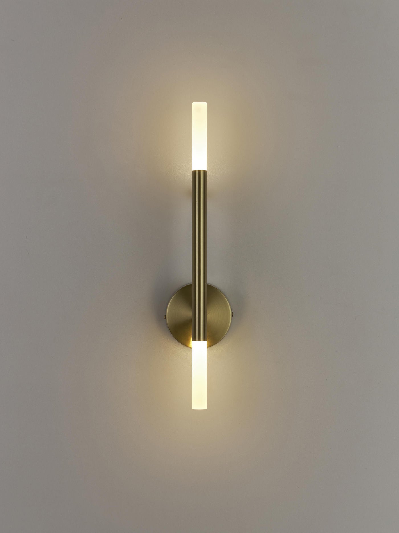Large LED Wall Lamp Gratia - Matt Gold Coloured