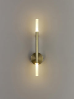 Large LED Wall Lamp Gratia - Matt Gold Coloured
