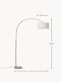 Large Arc Lamp Niels - Light Beige