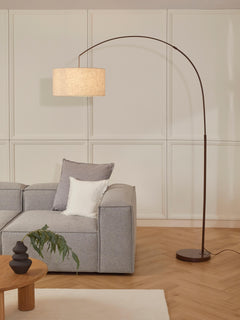 Large Arc Lamp Niels - Light Beige