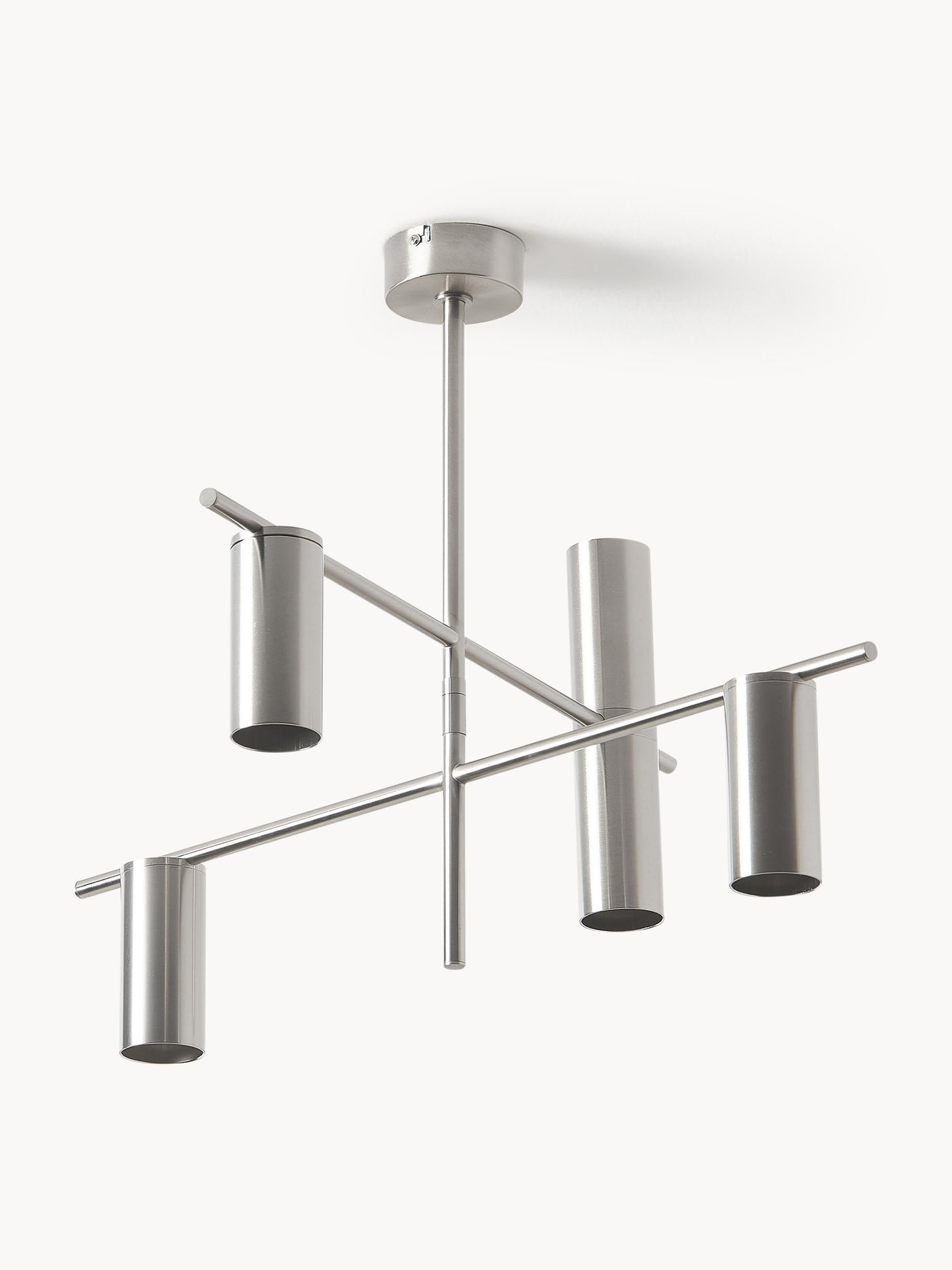 Ceiling Lamp Cassandra - Silver Coloured, Brushed