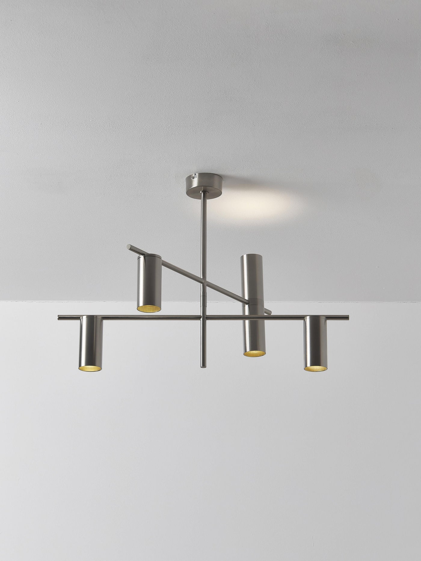 Ceiling Lamp Cassandra - Silver Coloured, Brushed